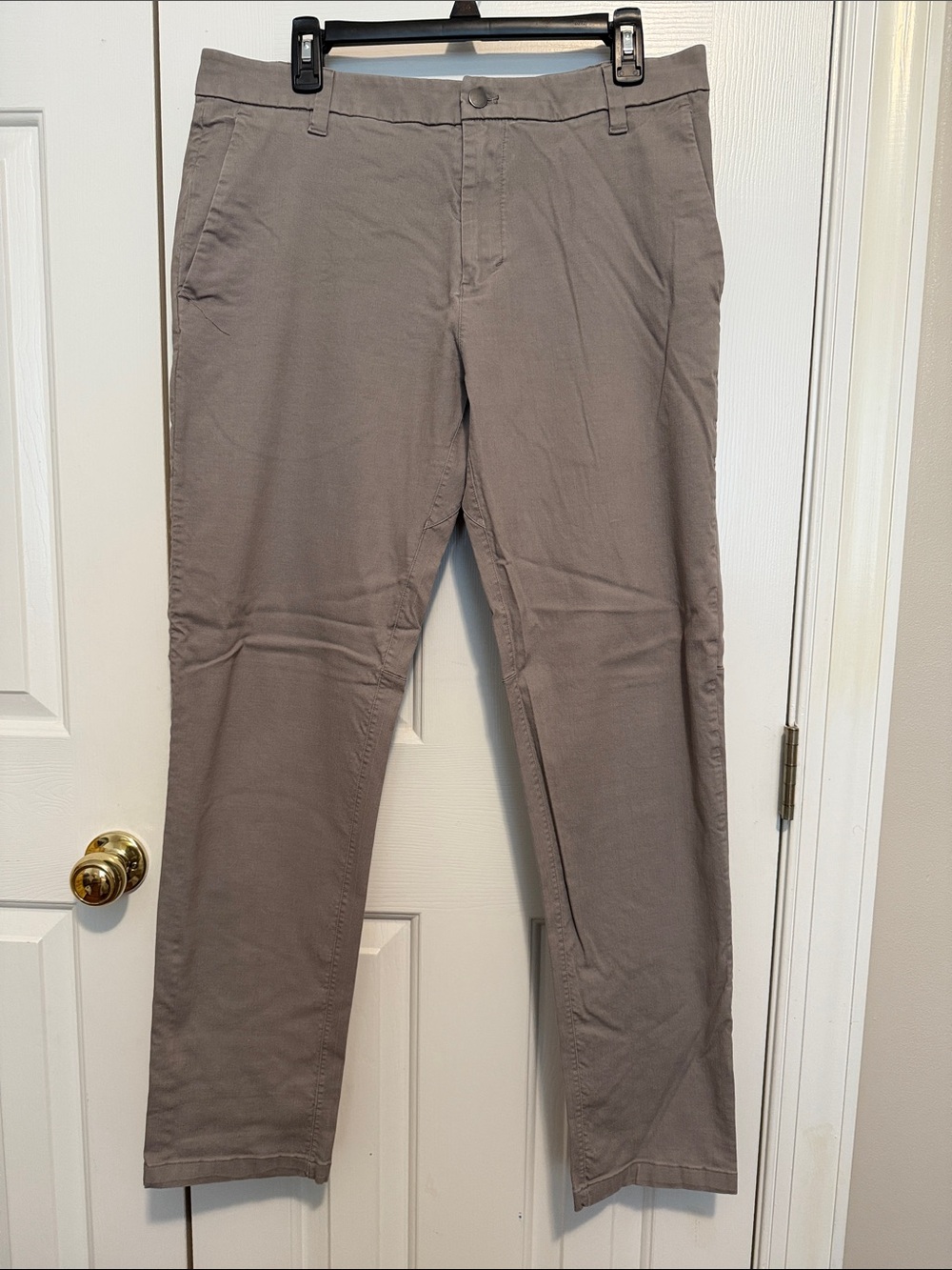 lululemon athletica Slim Straight Chino Pants in Taupe